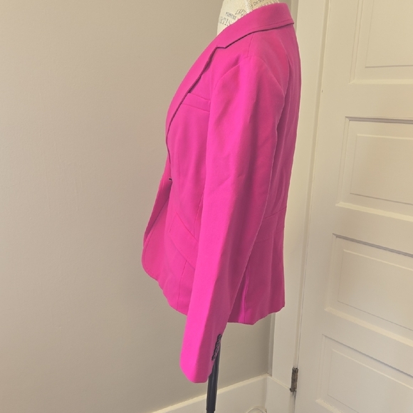 Talbots Pink Blazer Classic Single-Breasted Suit Jacket - Picture 3 of 8